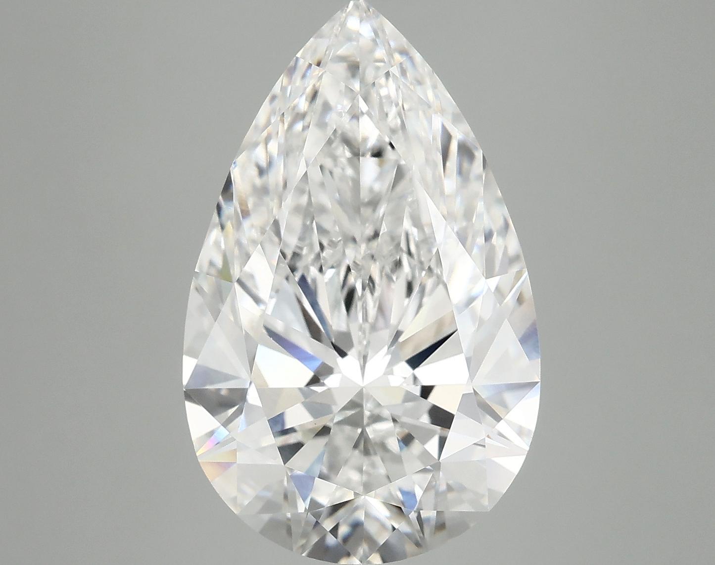 7.19 Carat Pear Shaped Ideal Cut VVS2 IGI Certified Lab Grown Diamond