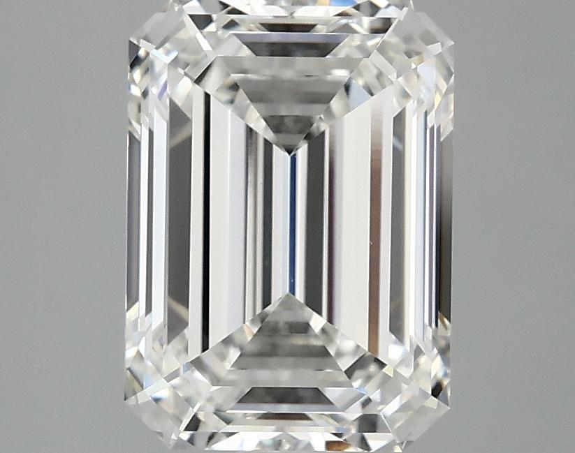 3.08 Carat Emerald Shaped Ideal Cut VVS2 IGI Certified Lab Grown Diamond