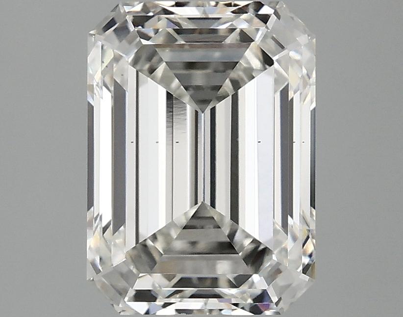 3.07 Carat Emerald Shaped Excellent Cut VS2 IGI Certified Lab Grown Diamond