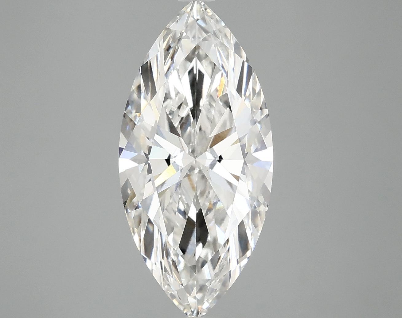 3.04 Carat Marquise Shaped Excellent Cut VS1 IGI Certified Lab Grown Diamond