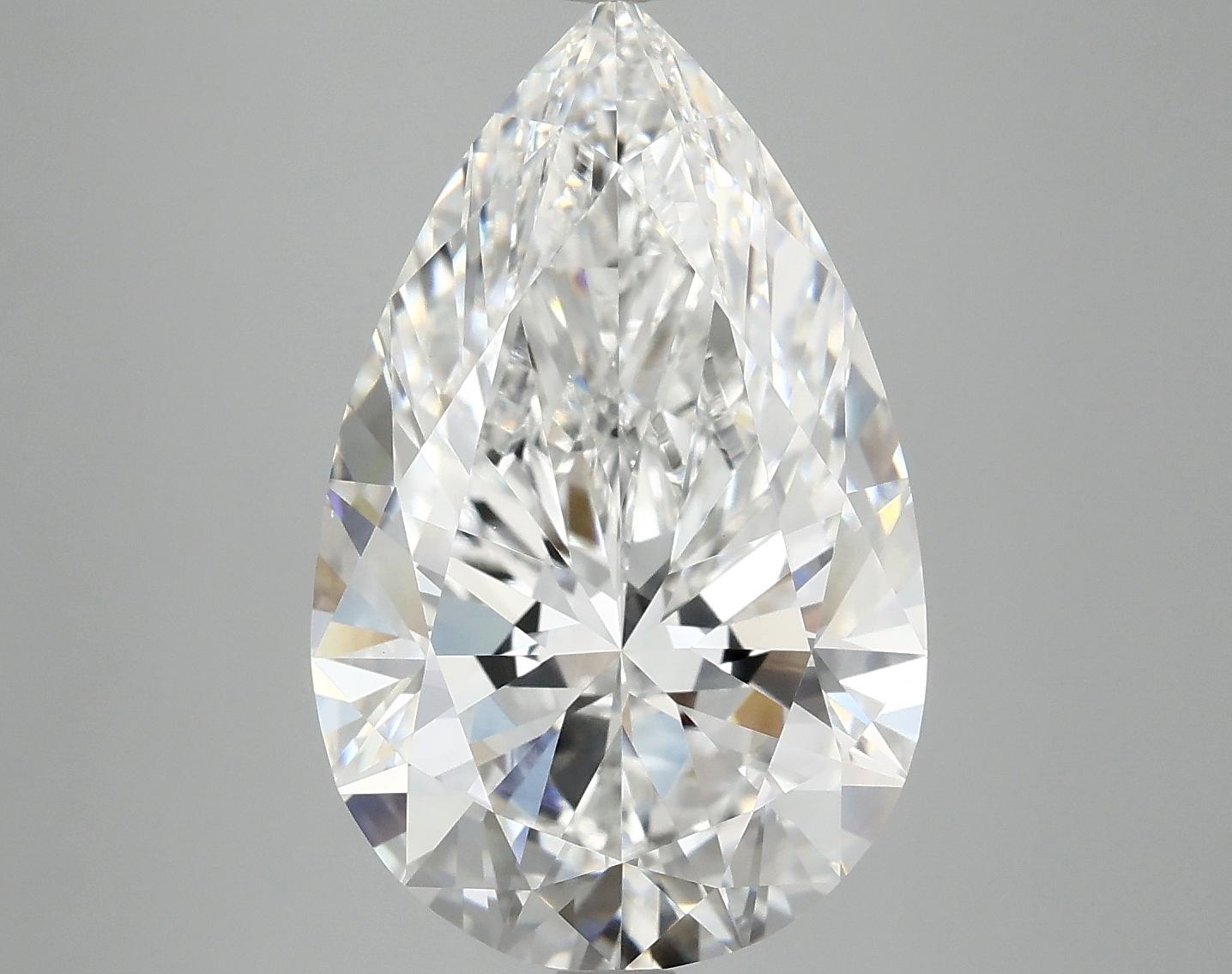 7.02 Carat Pear Shaped Ideal Cut VVS2 IGI Certified Lab Grown Diamond