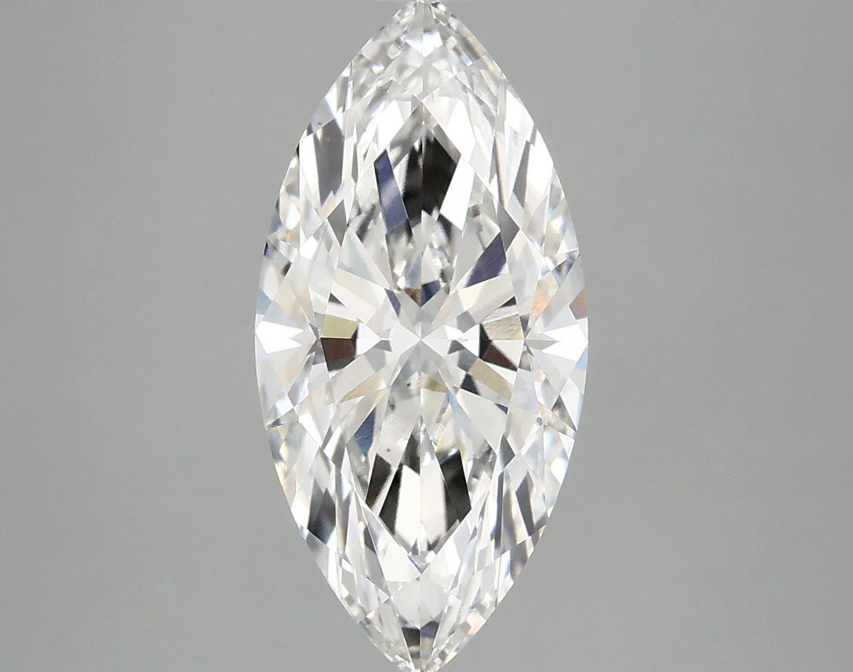 2.55 Carat Marquise Shaped Excellent Cut VS1 IGI Certified Lab Grown Diamond