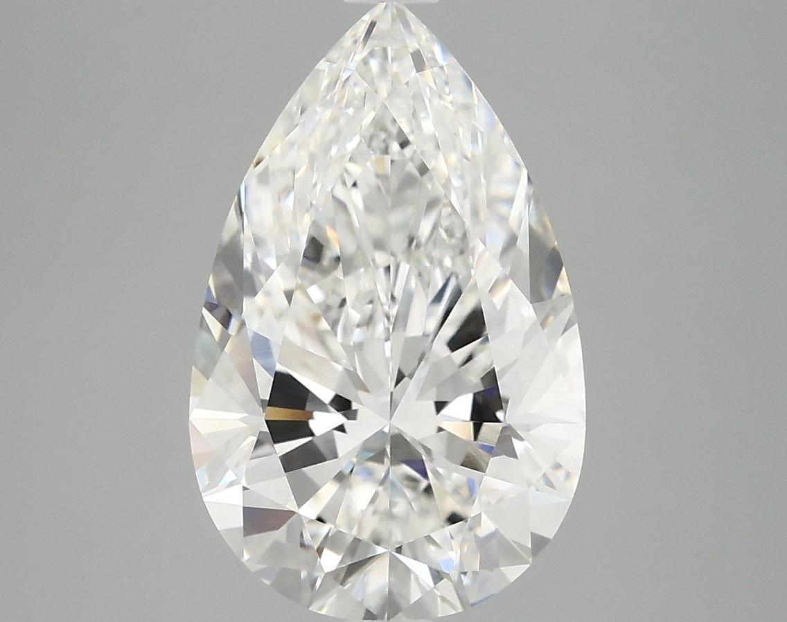 4.0 Carat Pear Shaped Ideal Cut VVS2 IGI Certified Lab Grown Diamond