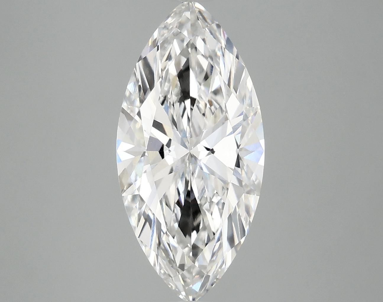 3.0 Carat Marquise Shaped Excellent Cut VVS2 IGI Certified Lab Grown Diamond
