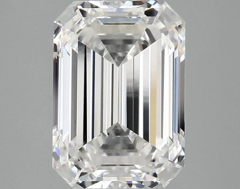 3.04 Carat Emerald Shaped Ideal Cut VVS2 IGI Certified Lab Grown Diamond