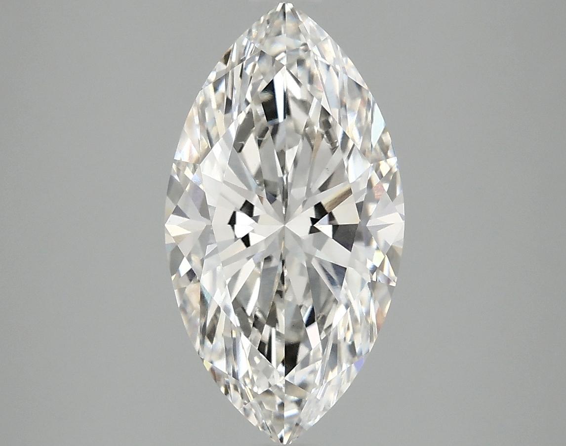 2.55 Carat Marquise Shaped Excellent Cut VS1 IGI Certified Lab Grown Diamond