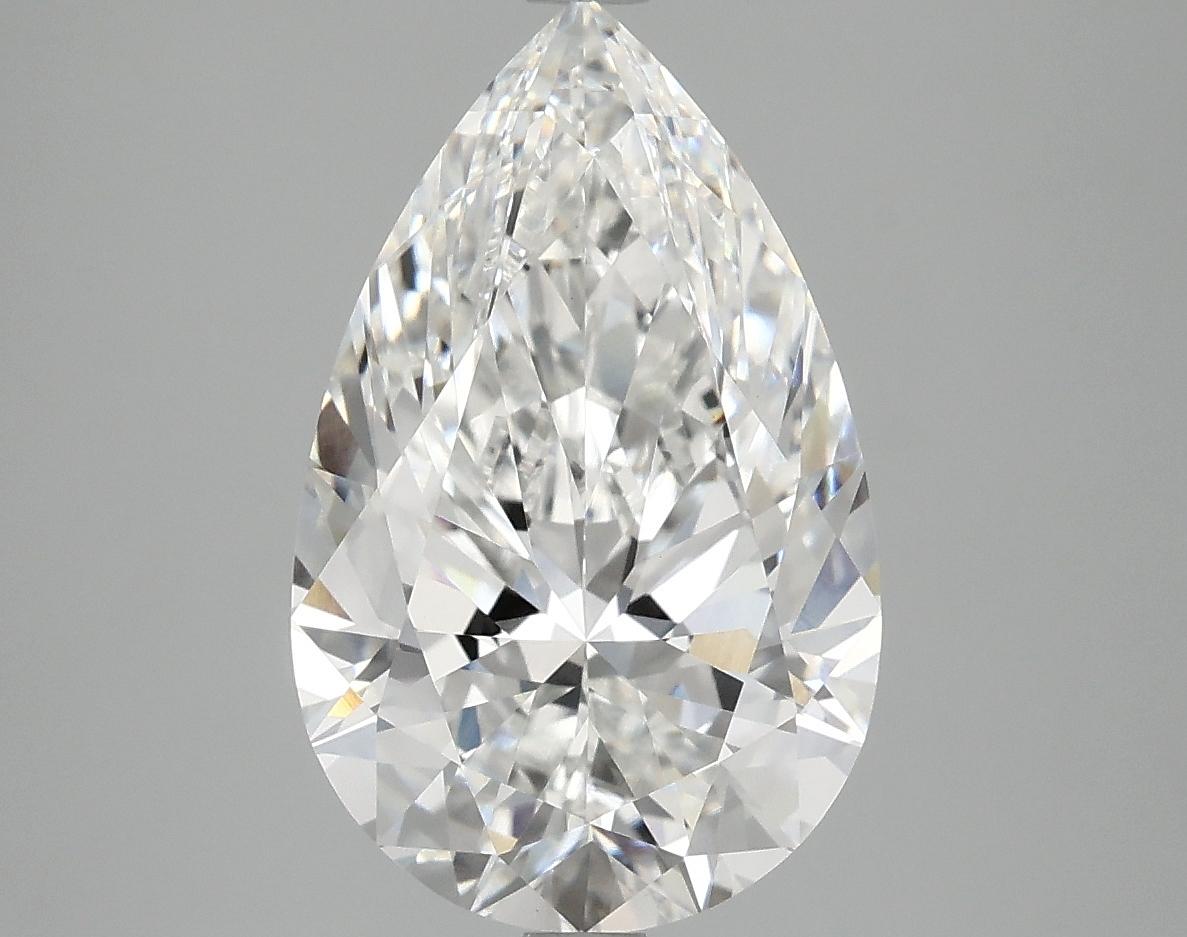 4.06 Carat Pear Shaped Ideal Cut VVS2 IGI Certified Lab Grown Diamond