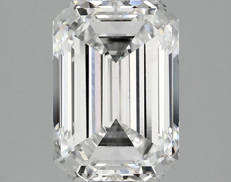2.1 Carat Emerald Shaped Ideal Cut VS1 IGI Certified Lab Grown Diamond