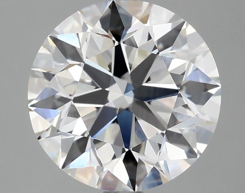 3.01 Carat Round Shaped Excellent Cut VVS2 IGI Certified Lab Grown Diamond