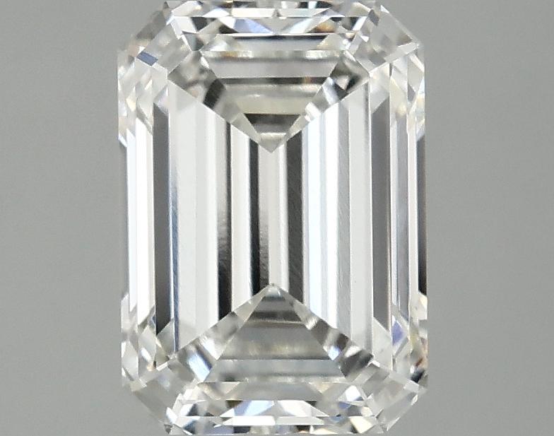 2.5 Carat Emerald Shaped Ideal Cut VVS2 IGI Certified Lab Grown Diamond
