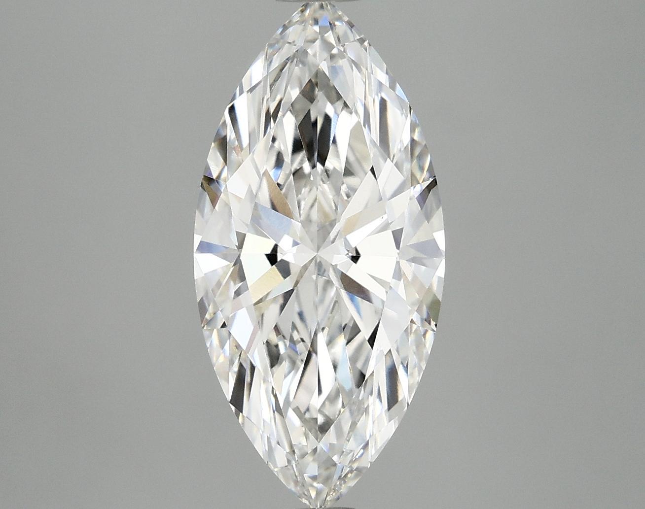 3.02 Carat Marquise Shaped Excellent Cut VS1 IGI Certified Lab Grown Diamond