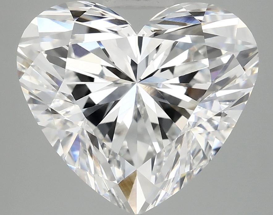 5.03 Carat Heart Shaped Ideal Cut VVS2 IGI Certified Lab Grown Diamond