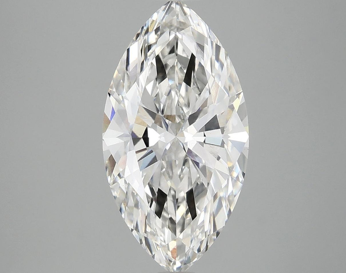 3.03 Carat Marquise Shaped Excellent Cut VVS2 IGI Certified Lab Grown Diamond