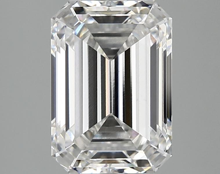 3.09 Carat Emerald Shaped Ideal Cut VS1 IGI Certified Lab Grown Diamond