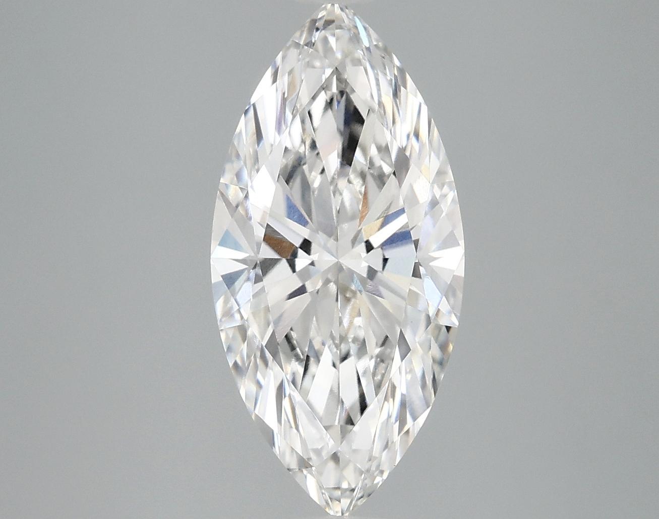 3.08 Carat Marquise Shaped Excellent Cut VVS2 IGI Certified Lab Grown Diamond