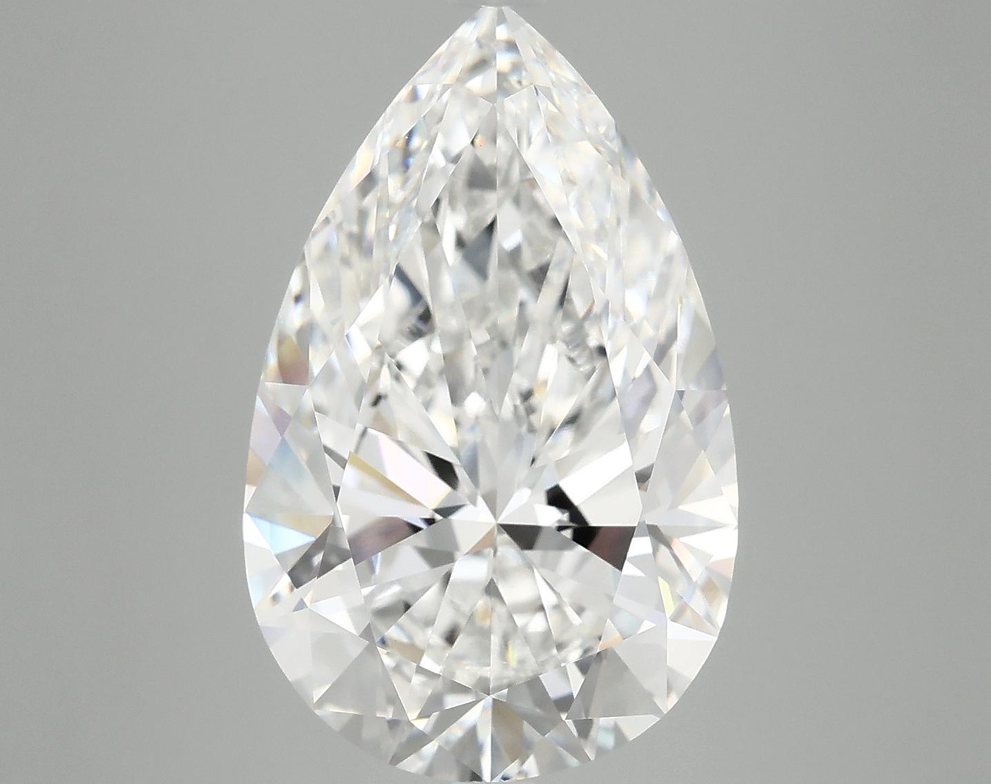 7.05 Carat Pear Shaped Ideal Cut VVS2 IGI Certified Lab Grown Diamond