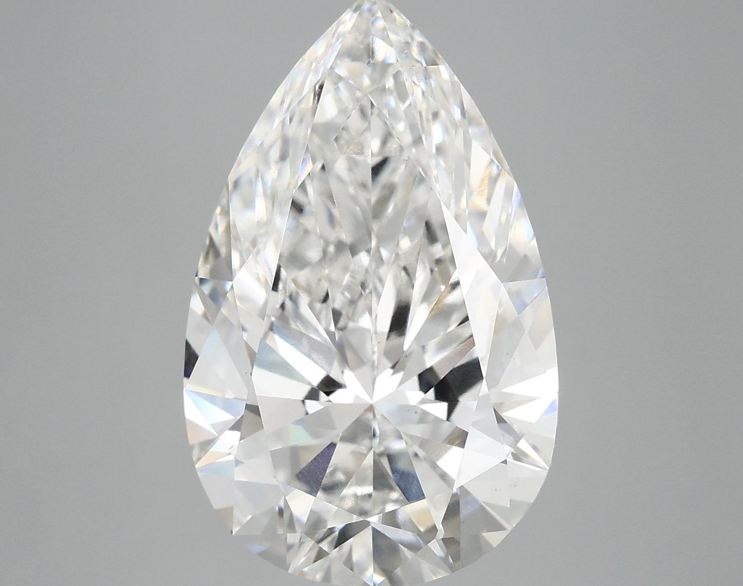7.59 Carat Pear Shaped Ideal Cut VS1 IGI Certified Lab Grown Diamond