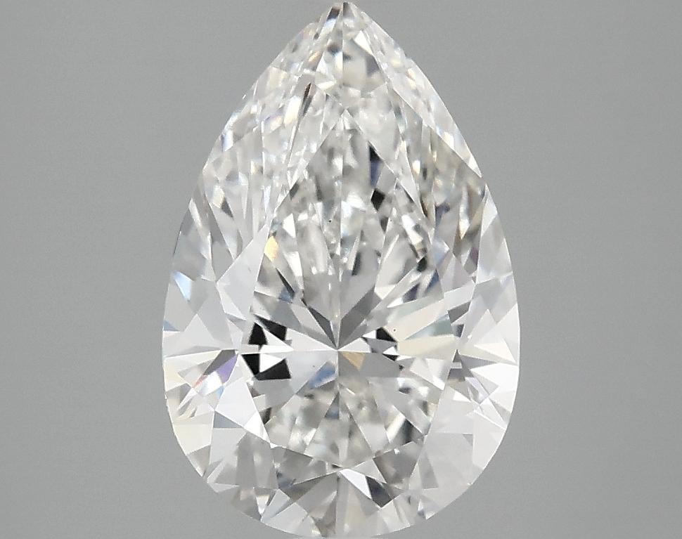 2.58 Carat Pear Shaped Excellent Cut VS1 IGI Certified Lab Grown Diamond