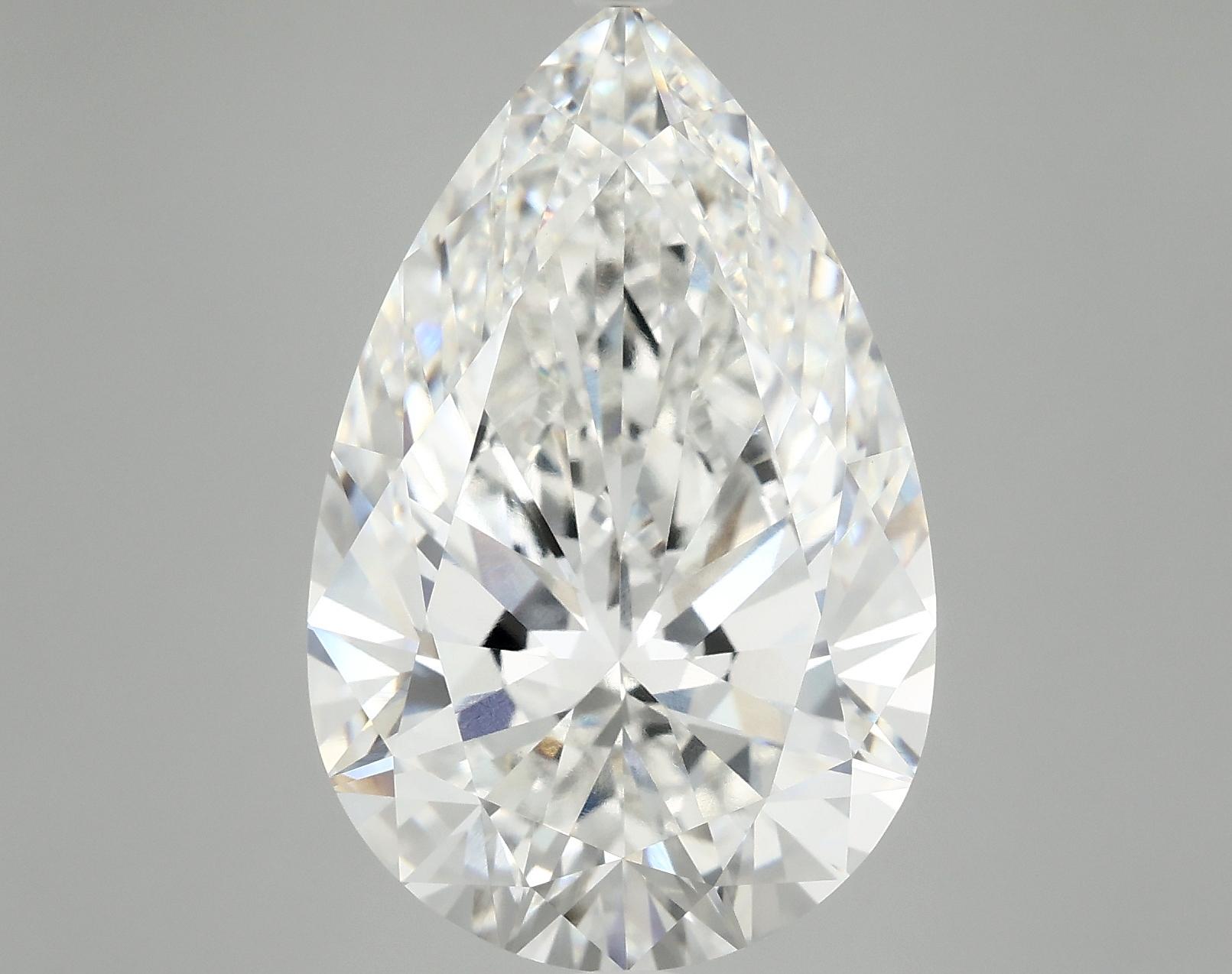 10.11 Carat Pear Shaped Ideal Cut VVS2 IGI Certified Lab Grown Diamond