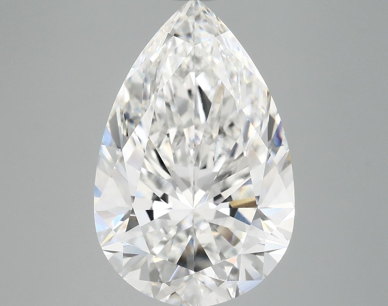6.2 Carat Pear Shaped Excellent Cut VVS2 IGI Certified Lab Grown Diamond