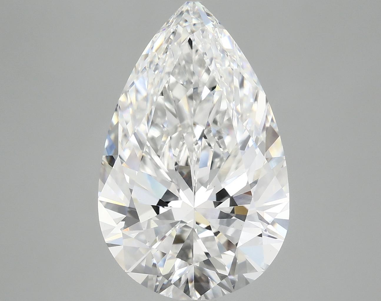 5.06 Carat Pear Shaped Ideal Cut VS1 IGI Certified Lab Grown Diamond