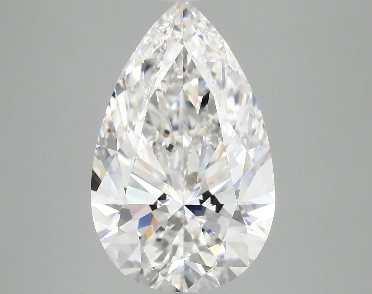 4.02 Carat Pear Shaped Ideal Cut VVS2 IGI Certified Lab Grown Diamond