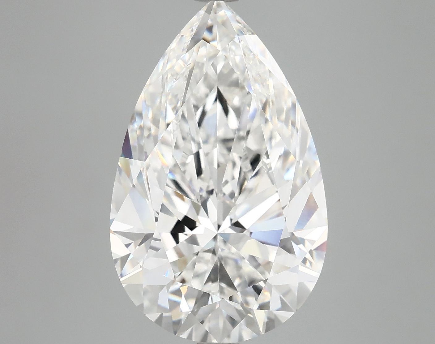7.01 Carat Pear Shaped Ideal Cut VVS2 IGI Certified Lab Grown Diamond