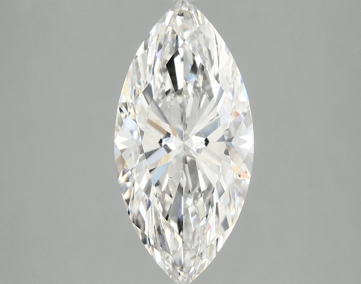 2.07 Carat Marquise Shaped Excellent Cut VVS2 IGI Certified Lab Grown Diamond
