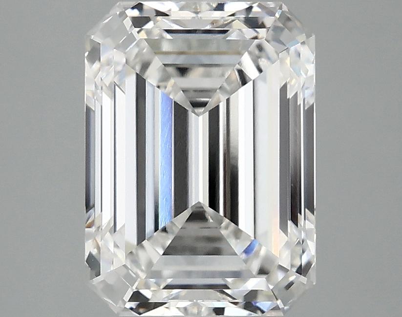 3.09 Carat Emerald Shaped Excellent Cut VVS2 IGI Certified Lab Grown Diamond