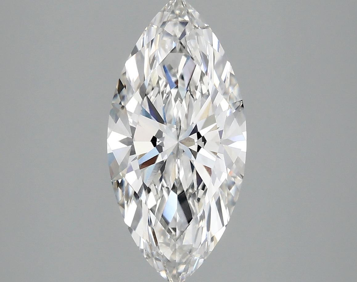 2.09 Carat Marquise Shaped Excellent Cut VVS2 IGI Certified Lab Grown Diamond