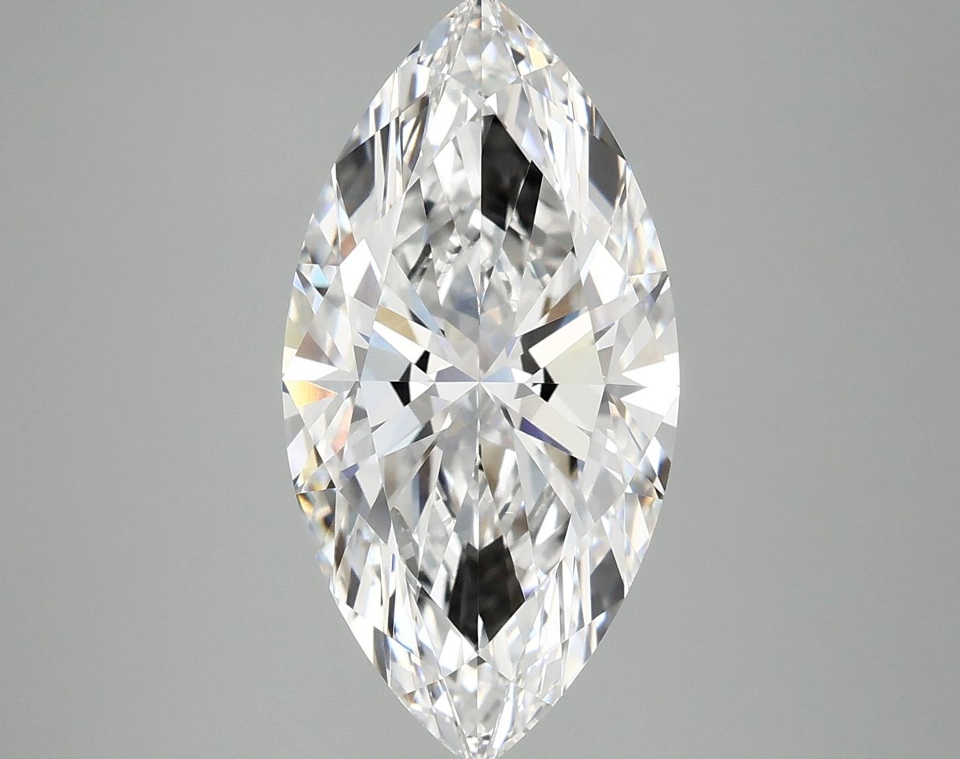 4.01 Carat Marquise Shaped Ideal Cut VVS2 IGI Certified Lab Grown Diamond