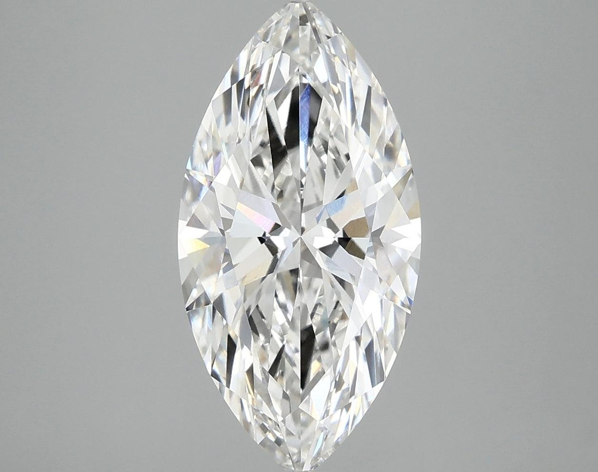 3.1 Carat Marquise Shaped Ideal Cut VVS2 IGI Certified Lab Grown Diamond