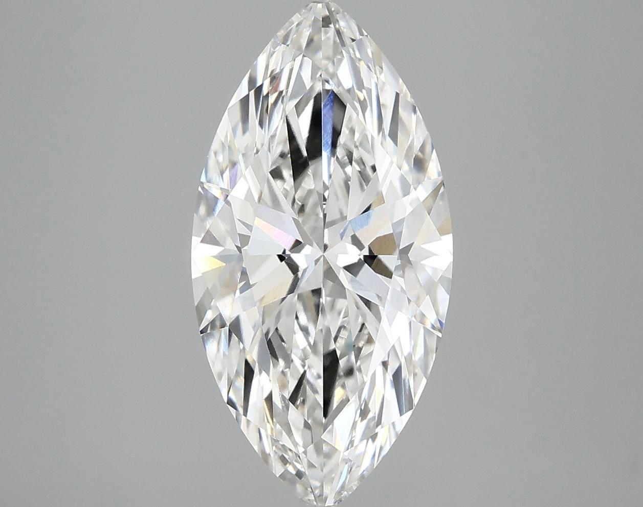 3.1 Carat Marquise Shaped Ideal Cut VVS2 IGI Certified Lab Grown Diamond