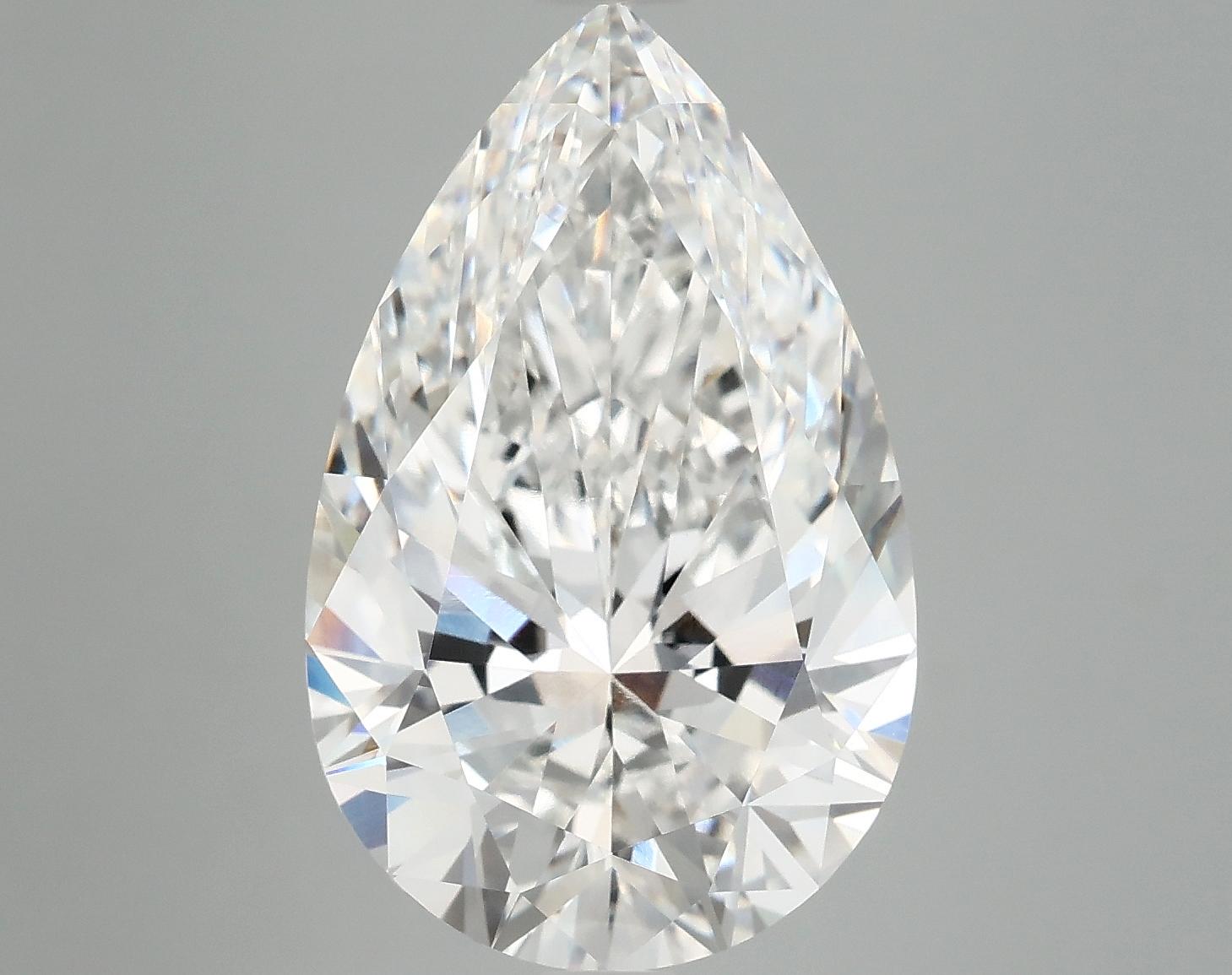 7.85 Carat Pear Shaped Ideal Cut VVS2 IGI Certified Lab Grown Diamond