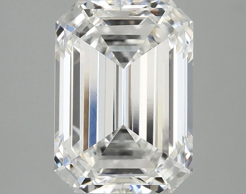3.08 Carat Emerald Shaped Ideal Cut VVS2 IGI Certified Lab Grown Diamond