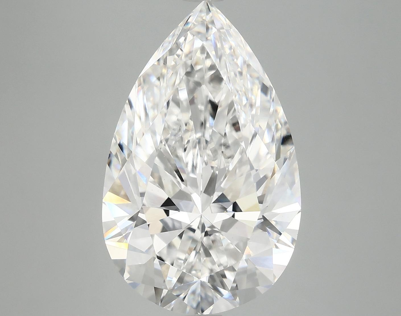 6.68 Carat Pear Shaped Ideal Cut VVS2 IGI Certified Lab Grown Diamond