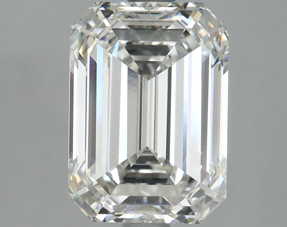 3.07 Carat Emerald Shaped Excellent Cut VVS2 IGI Certified Lab Grown Diamond