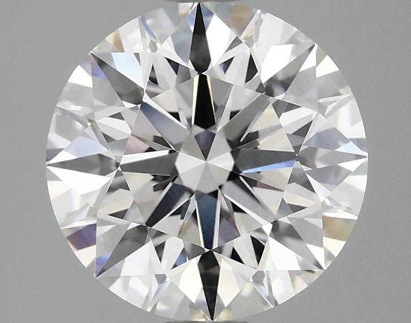 3.07 Carat Round Shaped Excellent Cut VVS2 IGI Certified Lab Grown Diamond