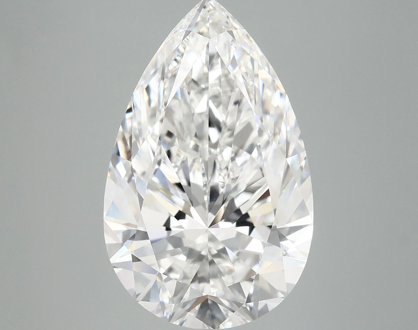 7.16 Carat Pear Shaped Ideal Cut VVS2 IGI Certified Lab Grown Diamond
