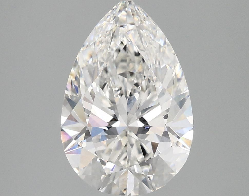 2.5 Carat Pear Shaped Excellent Cut VVS2 IGI Certified Lab Grown Diamond