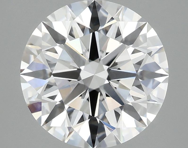 3.09 Carat Round Shaped Ideal Cut VVS2 IGI Certified Lab Grown Diamond