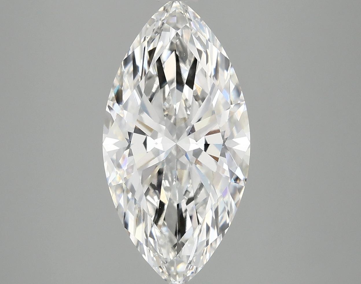 3.05 Carat Marquise Shaped Ideal Cut VS2 IGI Certified Lab Grown Diamond