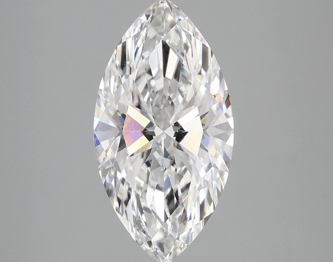 2.52 Carat Marquise Shaped Ideal Cut VVS2 IGI Certified Lab Grown Diamond
