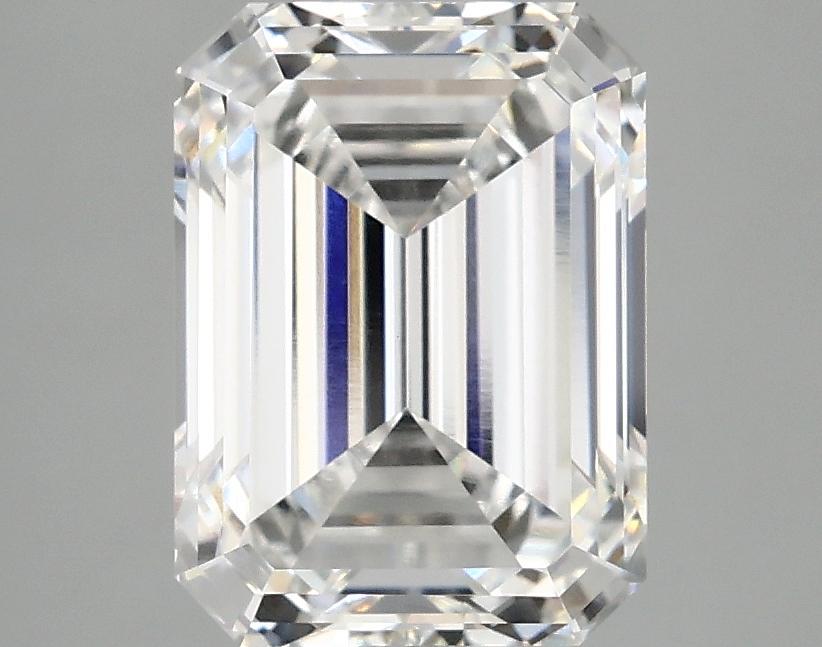 3.07 Carat Emerald Shaped Excellent Cut VVS2 IGI Certified Lab Grown Diamond