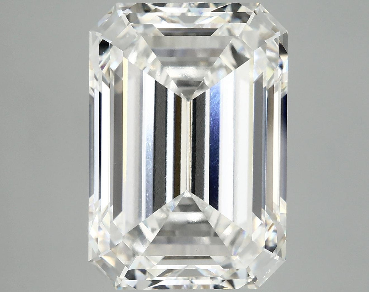 12.24 Carat Emerald Shaped Ideal Cut VVS2 IGI Certified Lab Grown Diamond