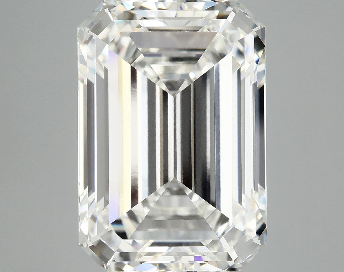 12.27 Carat Emerald Shaped Ideal Cut VVS2 IGI Certified Lab Grown Diamond