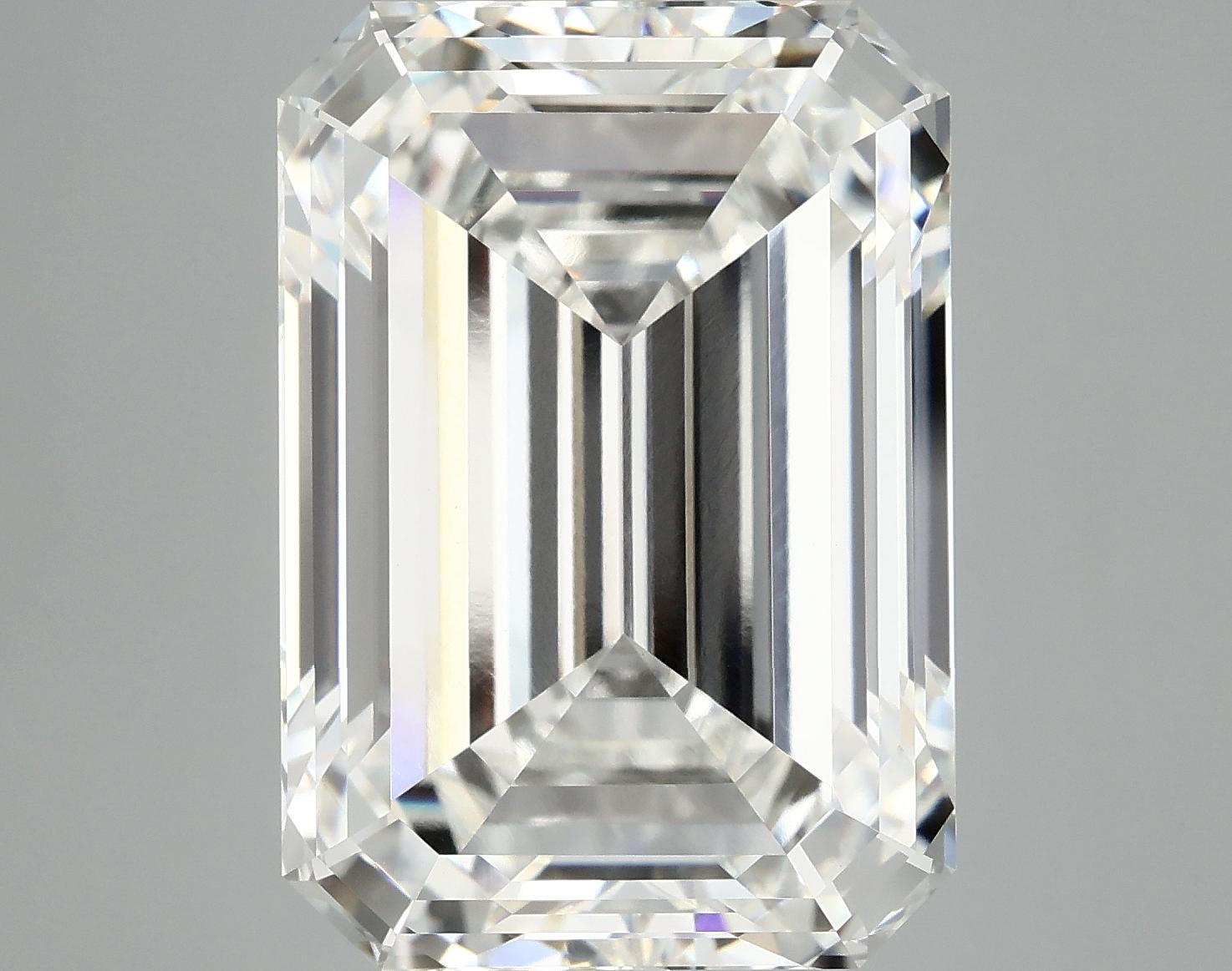 12.27 Carat Emerald Shaped Ideal Cut VVS2 IGI Certified Lab Grown Diamond