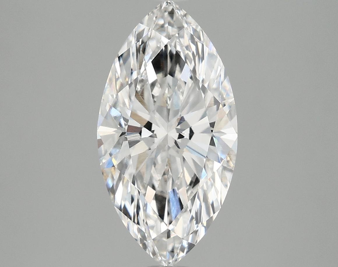 2.58 Carat Marquise Shaped Ideal Cut VVS2 IGI Certified Lab Grown Diamond