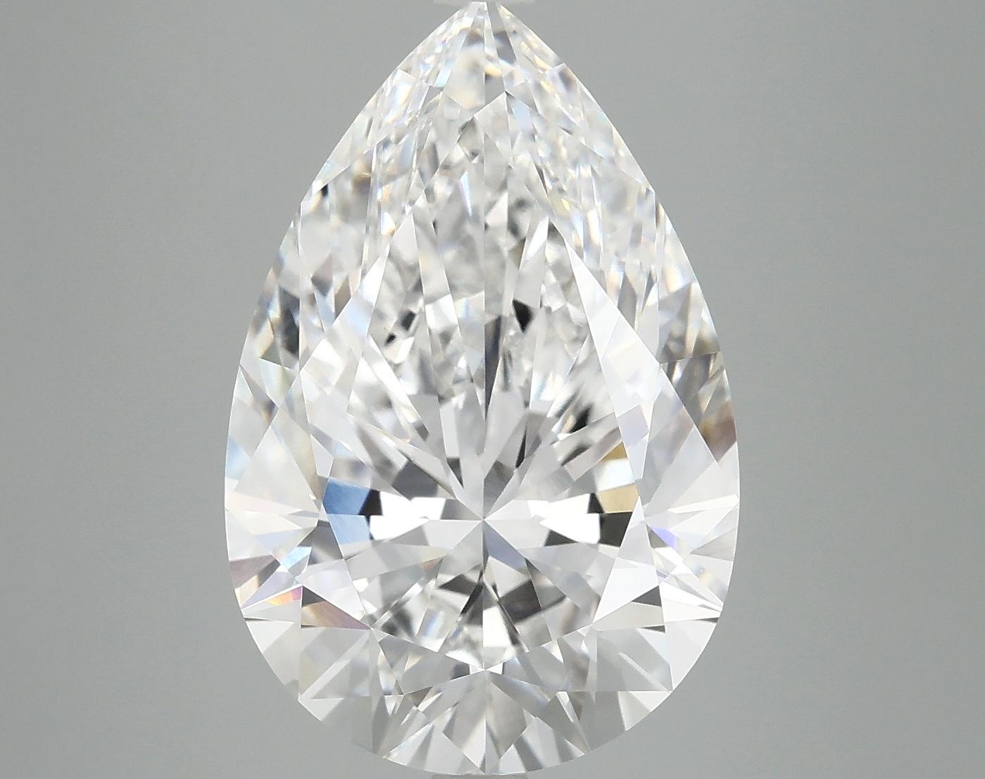 7.2 Carat Pear Shaped Excellent Cut VVS2 IGI Certified Lab Grown Diamond