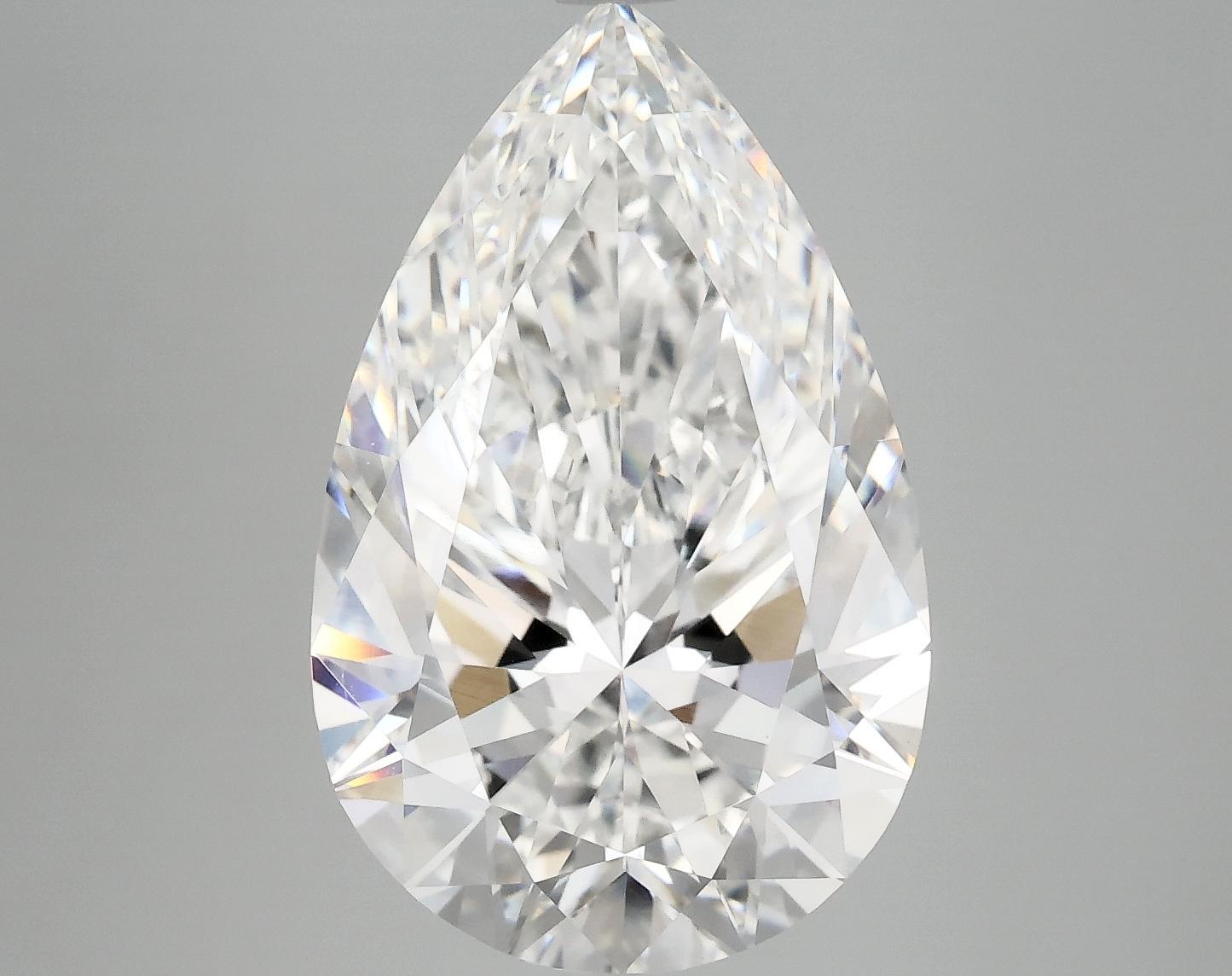 7.2 Carat Pear Shaped Ideal Cut VVS2 IGI Certified Lab Grown Diamond
